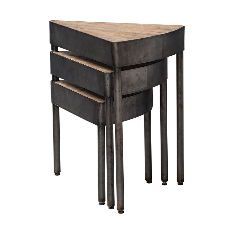 Accent Table Akito Swivel Nesting Table 
