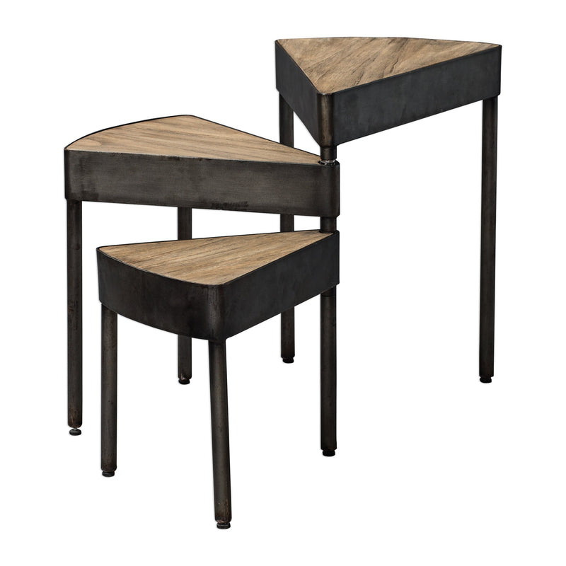 Accent Table Akito Swivel Nesting Table 