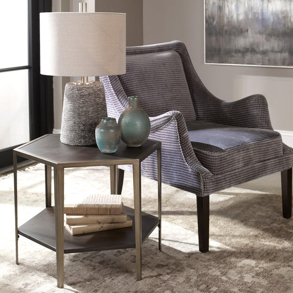 Accent Table Alicia Geometric Accent Table 