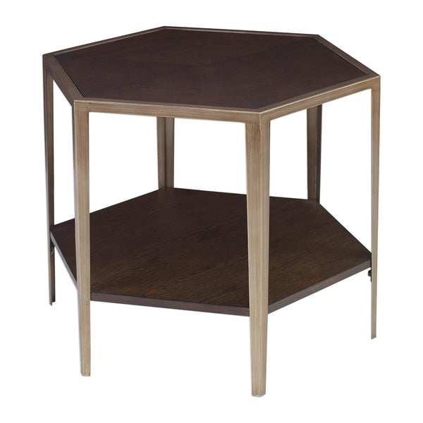 Accent Table Alicia Geometric Accent Table 