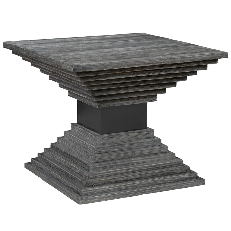 Accent Table Andes Wooden Geometric Accent Table 