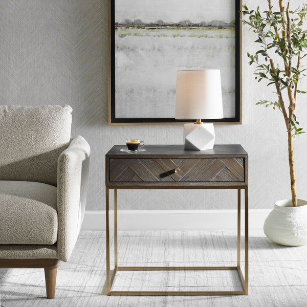 Accent Table Armistead Walnut Side Table 