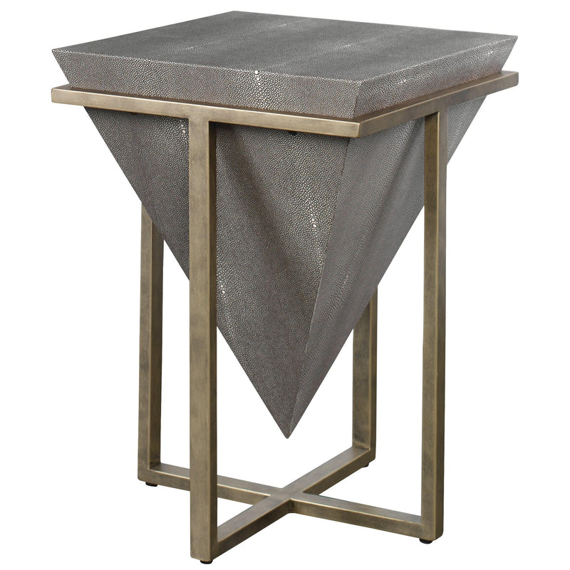 Accent Table Bertrand Shagreen Accent Table 