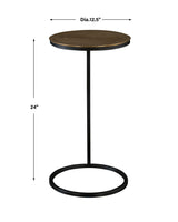 Accent Table Brunei Gold Accent/Drink Table 