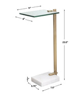 Accent Table Butler Brass Accent Table 