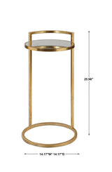 Accent Table Cailin Gold Accent Table 