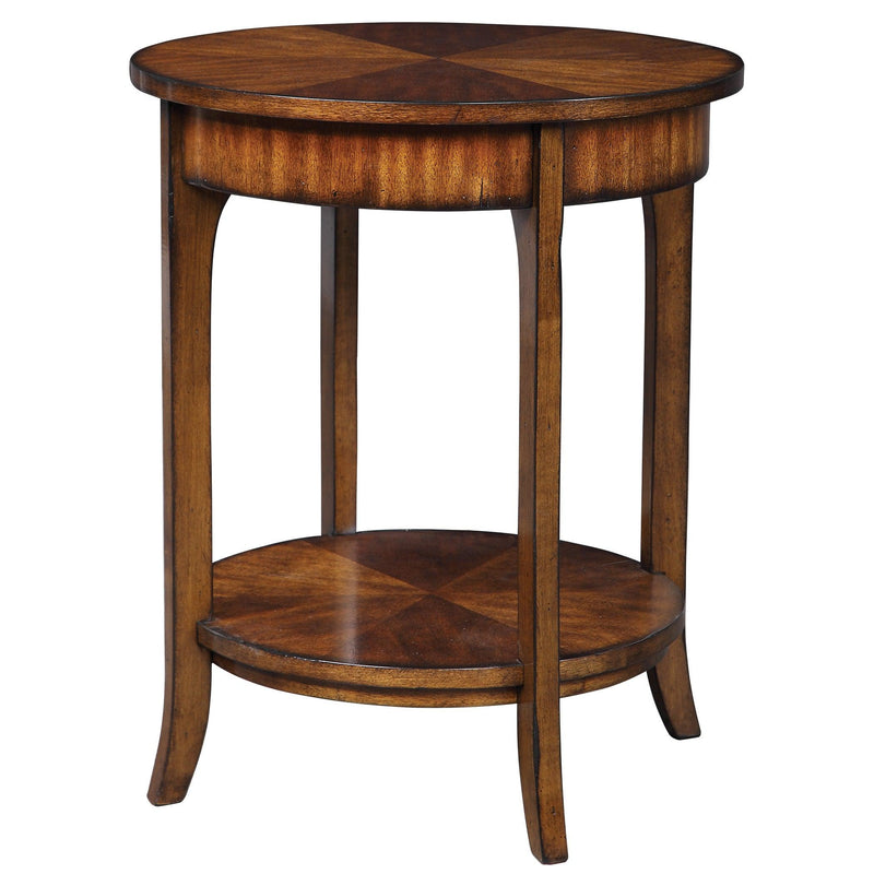 Accent Table Carmel Round Lamp Table 