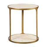 Accent Table Clench Brass Side Table 