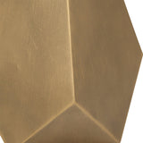 Accent Table Comet Geometric Bronze Accent Table 