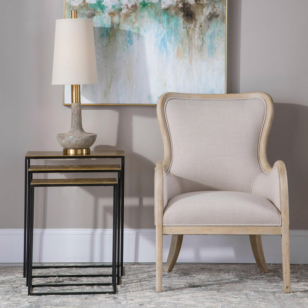 Accent Table Coreene Gold Nesting Tables Set/3 