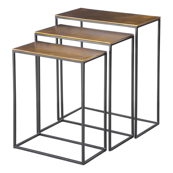 Accent Table Coreene Gold Nesting Tables Set/3 