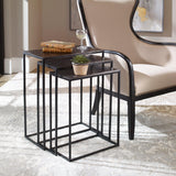 Accent Table Coreene Iron Nesting Tables S/3 