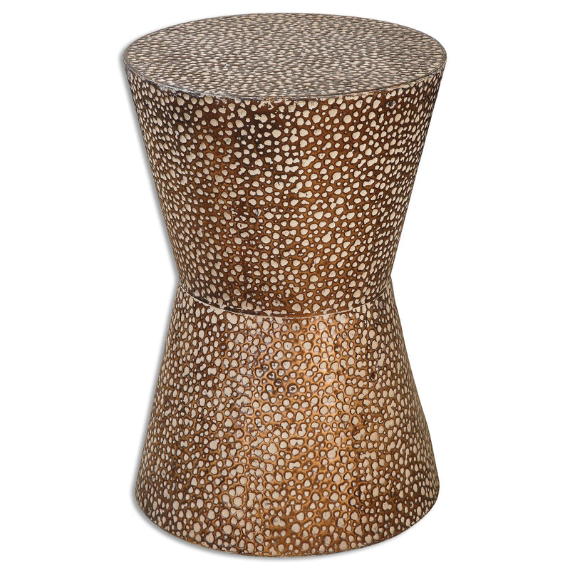 Accent Table Cutler Drum Shaped Accent Table 