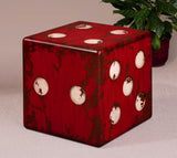 Accent Table Dice Red Accent Table 