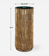 Accent Table Echo Brass Drink Table 