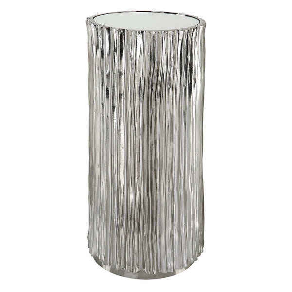 Accent Table Echo Modern Drink Table // Nickel 