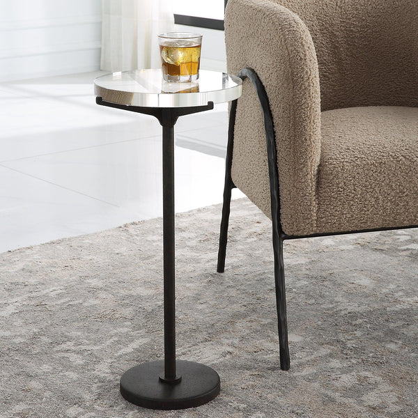 Accent Table Forge Industrial Accent Table 