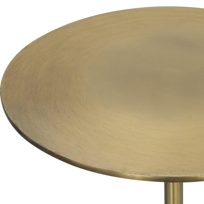 Accent Table Gimlet Brass Drink Table 