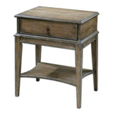 Accent Table Hanford Weathered Side Table 