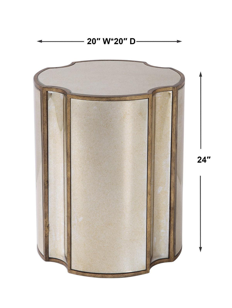 Accent Table Harlow Mirrored Accent Table 