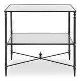 Accent Table Henzler Mirrored Steel Lamp Table 