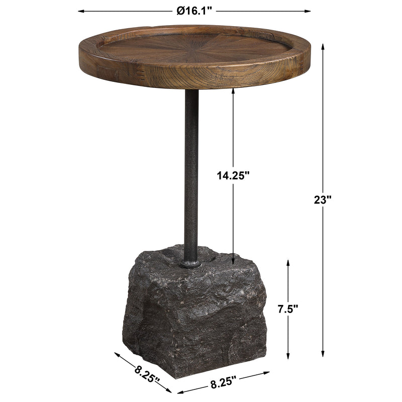 Accent Table Horton Rustic Accent Table 