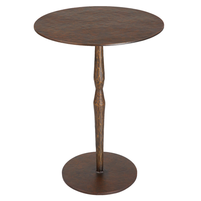 Accent Table Industria Copper Bronze Accent Table 