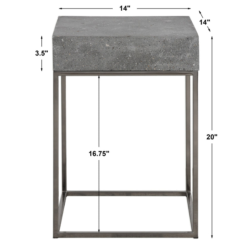 Accent Table Jude Concrete Accent Table 