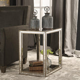 Accent Table Julie Mirrored End Table 