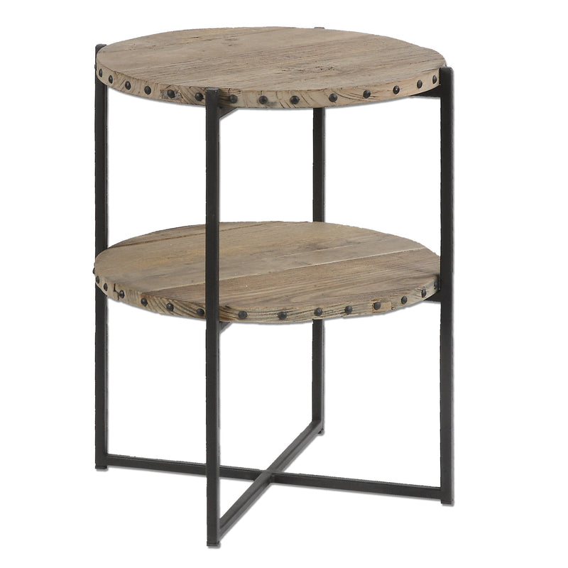 Accent Table Kamau Round Accent Table 