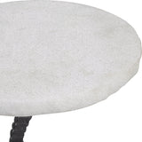Accent Table Lasso White Drink Table 