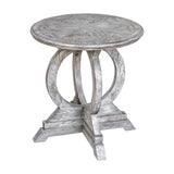 Accent Table Maiva White Side Table 