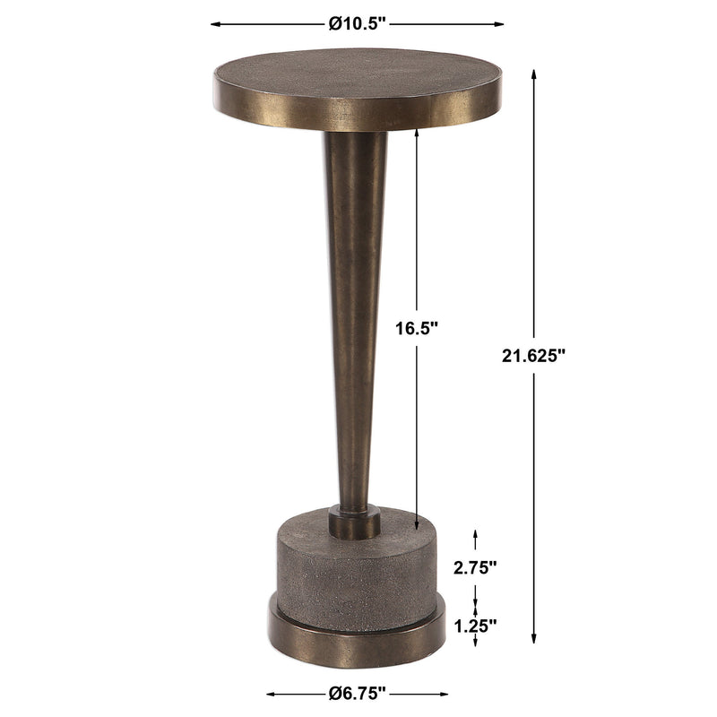 Accent Table Masika Bronze Accent Table 