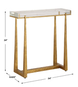 Accent Table Midas Thick Crystal Accent Table 