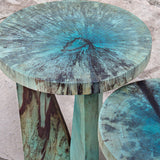 Accent Table Nadette Blue Nesting Tables, S/2 