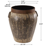 Accent Table Neith Metal Drum Accent Table 