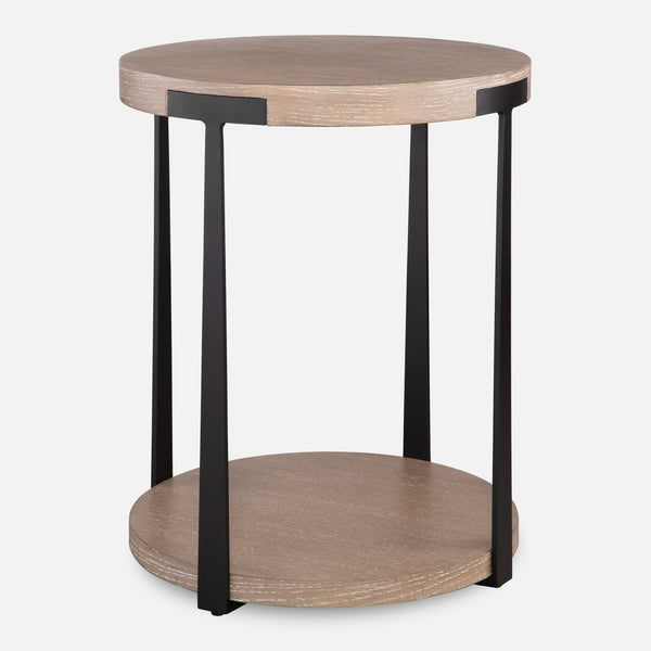 Accent Table Palisade Natural Round Side Table 