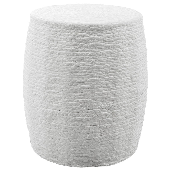 Accent Table Resort White Accent Stool 