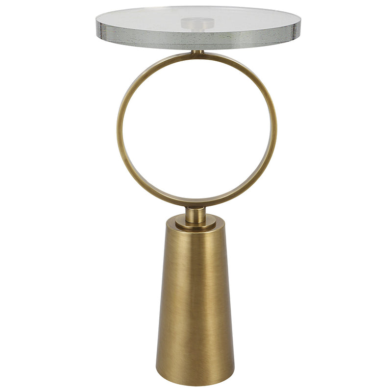 Accent Table Ringlet Brass Accent Table 