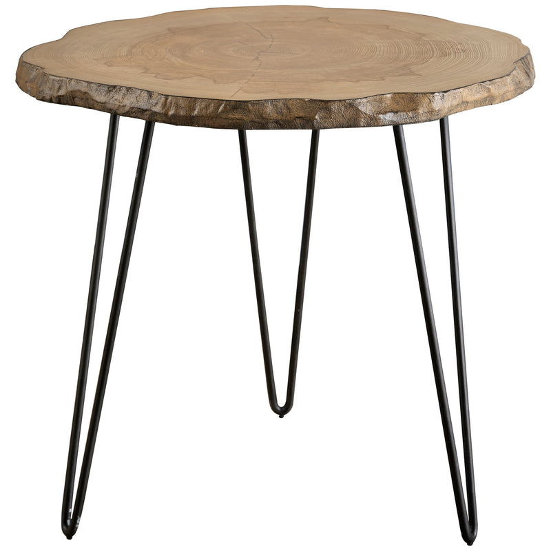 Accent Table Runay Wood Slab Side Table 