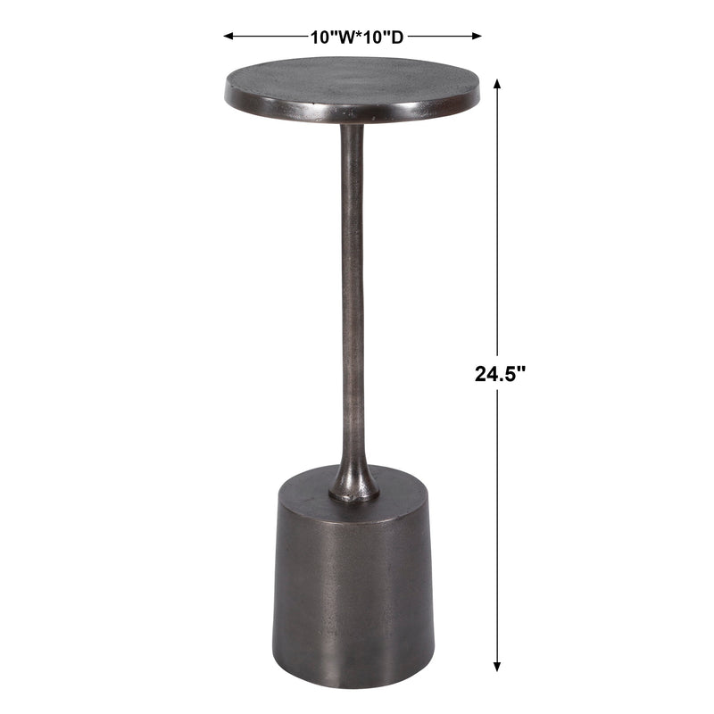 Accent Table Sanaga Drink Table Nickel 