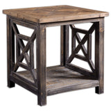 Accent Table Spiro Reclaimed Wood End Table 