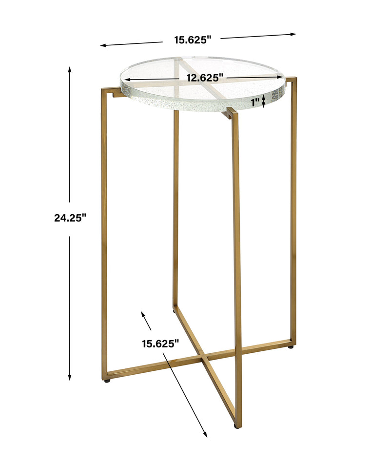 Accent Table Star-crossed Glass Accent Table 