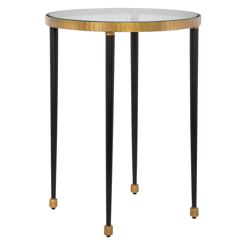 Accent Table Stiletto Antique Gold Side Table 