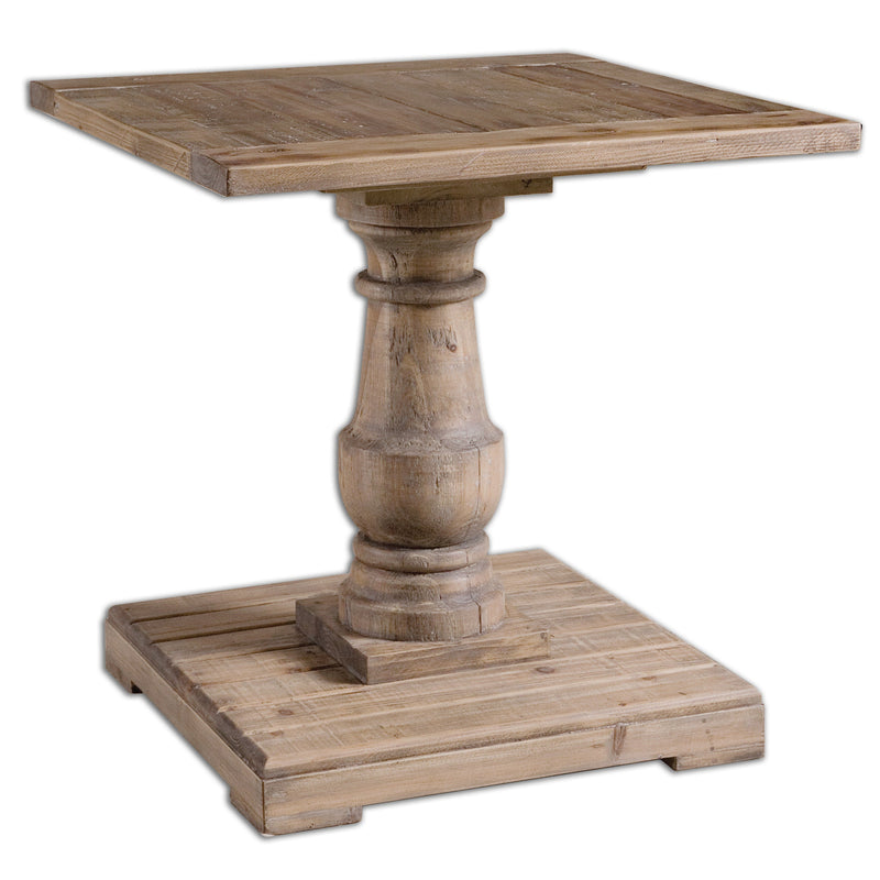 Accent Table Stratford Pedestal End Table 