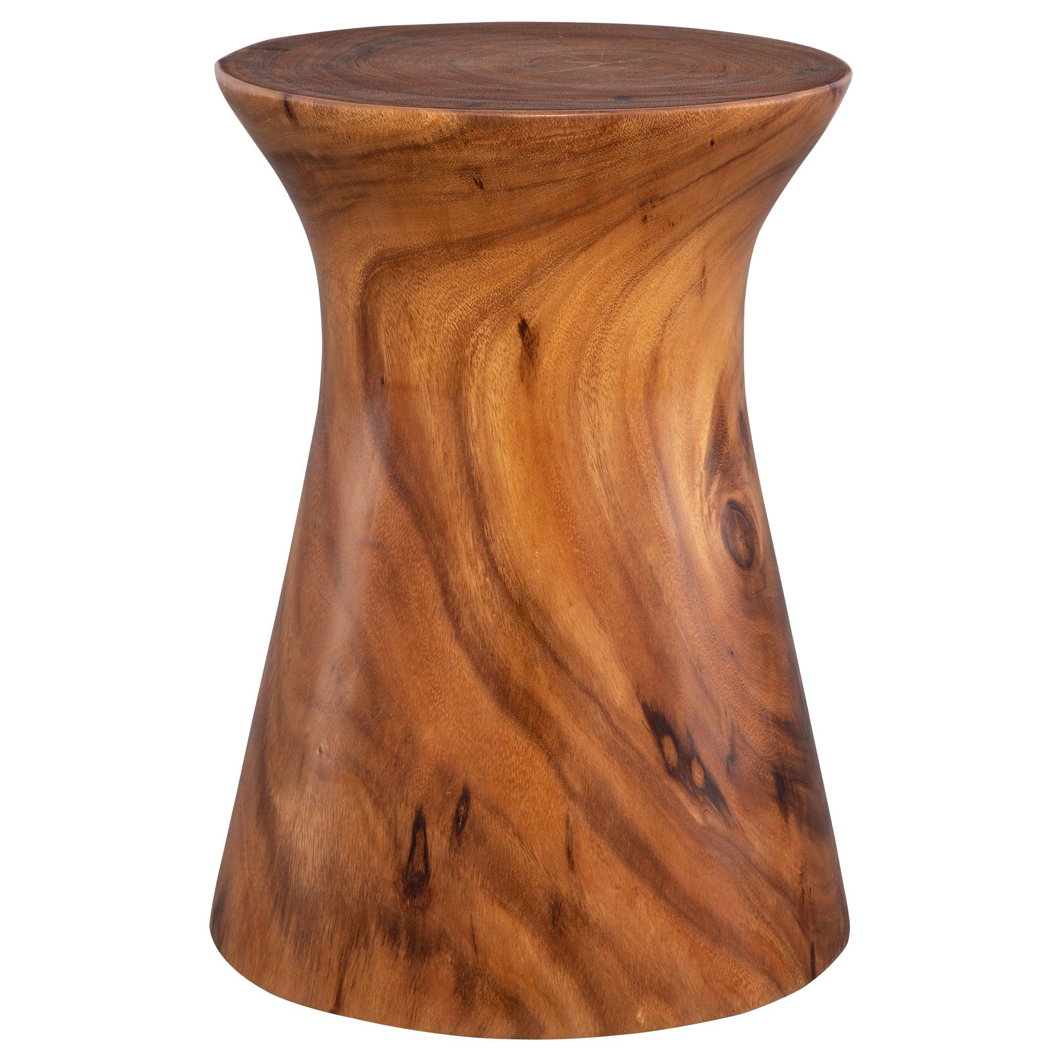 Solid Wood Side Table | Suar Wood | Natural Honey Finish