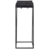 Accent Table Telone Black Small Pedestal 
