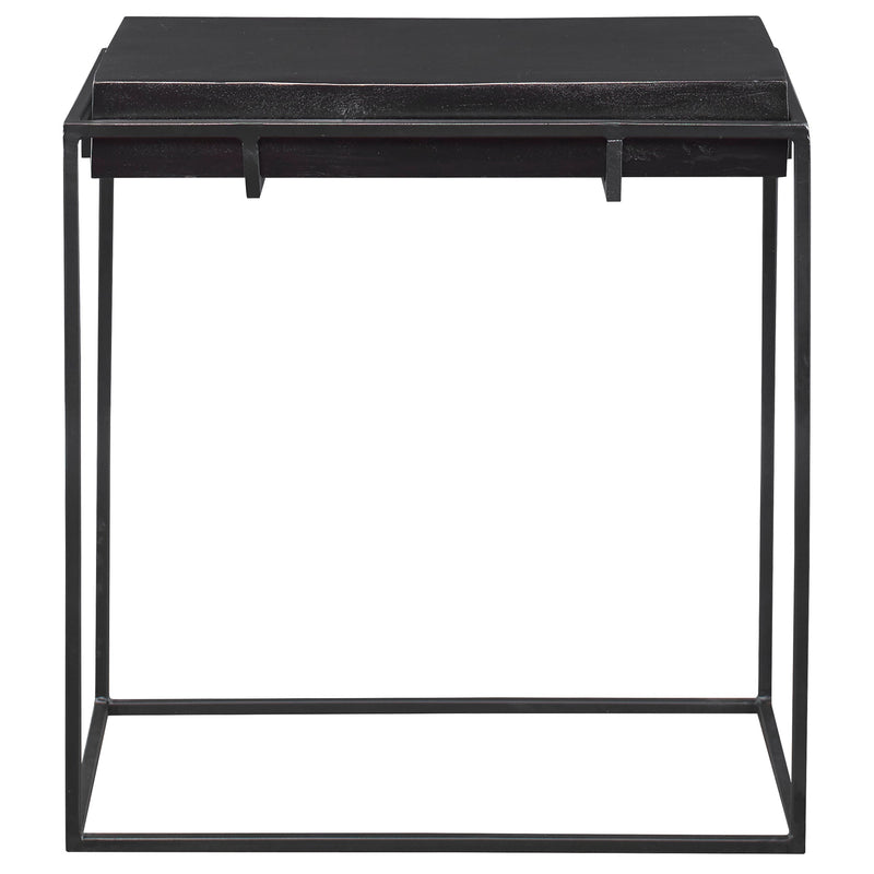 Accent Table Telone Modern Black Side Table 