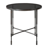 Accent Table Vande Aged Steel SideTable 