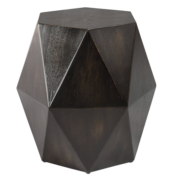 Accent Table Volker Black Geometric Accent Table 